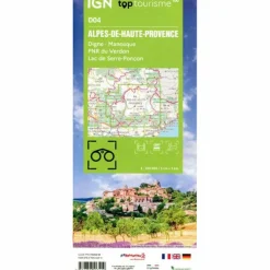 4 ALPES DE HAUTE PROVENCE - Straßenkarte^ Straßenkarten|Fahrradkarten