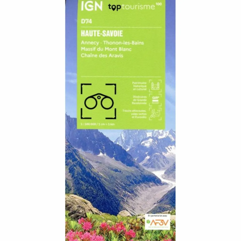 74 HAUTE- SAVOIE^ Straßenkarten|Fahrradkarten