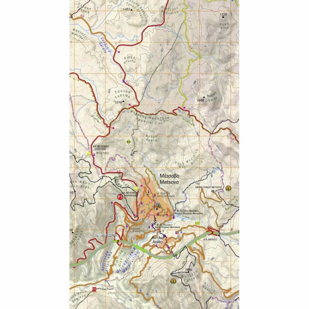 Wanderkarten Und Winterkarten|Wanderkarten Und Winterkarten*3.1 ZAGORI - VALIA KALDA - Wanderkarte
