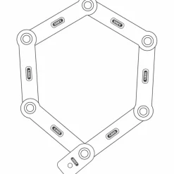 Abus Fahrradschlösser*BORDO UGRIP 5700K/80 BK ST - Fahrradschloss