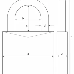 Abus ZAHLENSCHLOSS 145/20 - Gepäcksicherung^ Sicherheitsausrüstung|Fahrradschlösser