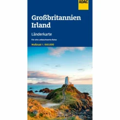 LÄNDERKARTE GROßBRITANNIEN, IRLAND 1:650.000 - Straßenkarte^ Straßenkarten|Straßenkarten