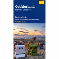 Straßenkarten|Straßenkarten*REGIONALKARTE 04 OSTFRIESLAND 1:150.000 - Straßenkarte