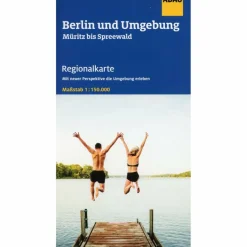 ADAC REGIONALKARTE BLATT 6 BERLIN UND UMGEBUNG MÜRITZ BIS SP - Straßenkarte^ Straßenkarten|Straßenkarten