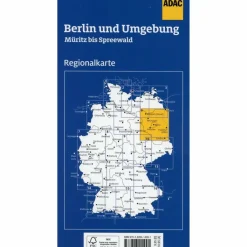 ADAC REGIONALKARTE BLATT 6 BERLIN UND UMGEBUNG MÜRITZ BIS SP - Straßenkarte^ Straßenkarten|Straßenkarten