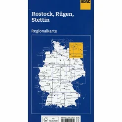 ADAC REGIONALKARTE DEUTSCHLAND BLATT 3 ROSTOCK, RÜGEN, STETT - Straßenkarte^ Straßenkarten|Straßenkarten
