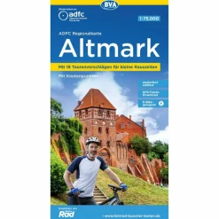 ADFC REGIONALKARTE ALTMARK MIT TOURENVORSCHLÄGEN, 1:75.000 - Fahrradkarte^ Fahrradkarten|Fahrradkarten