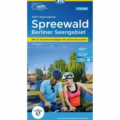 ADFC REGIONALKARTE SPREEWALD / BERLINER SEENGEBIET - Fahrradkarte^ Fahrradkarten|Fahrradkarten