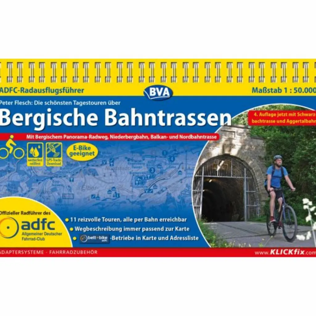 Radwanderführer Und Mountainbikeführer*ADFC-RADAUSFLUGSFÜHRER BERGISCHE BAHNTRASSEN - Radwanderführer