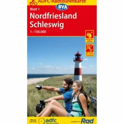 ADFC-RADTOURENKARTE 1 NORDFRIESLAND /SCHLESWIG 1:150.000 - Fahrradkarte^ Fahrradkarten|Fahrradkarten
