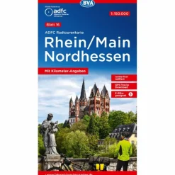 ADFC-RADTOURENKARTE 16 RHEIN/MAIN NORDHESSEN 1:150.000 - Fahrradkarte^ Fahrradkarten|Fahrradkarten