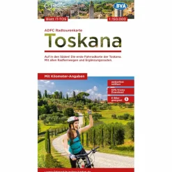 ADFC-RADTOURENKARTE IT-TOS TOSKANA 1:150.000 - Fahrradkarte^ Fahrradkarten|Fahrradkarten