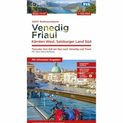 Fahrradkarten|Fahrradkarten*ADFC-RADTOURENKARTE IT-VF VENEDIG, FRIAUL - KÄRNTEN WEST - Fahrradkarte
