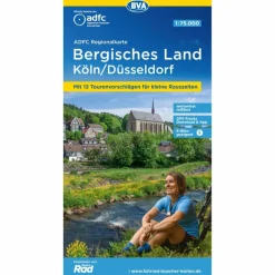 Fahrradkarten|Fahrradkarten*ADFC-REGIONALKARTE BERGISCHES LAND KÖLN/DÜSSELDORF 1:75.000 - Fahrradkarte