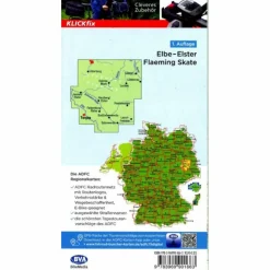 ADFC-REGIONALKARTE ELBE-ELSTER-FLAEMING SKATE - Fahrradkarte^ Fahrradkarten|Fahrradkarten