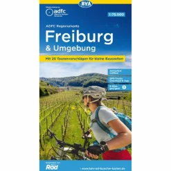 Fahrradkarten|Fahrradkarten*ADFC-REGIONALKARTE FREIBURG UND UMGEBUNG 1:75.000 - Fahrradkarte