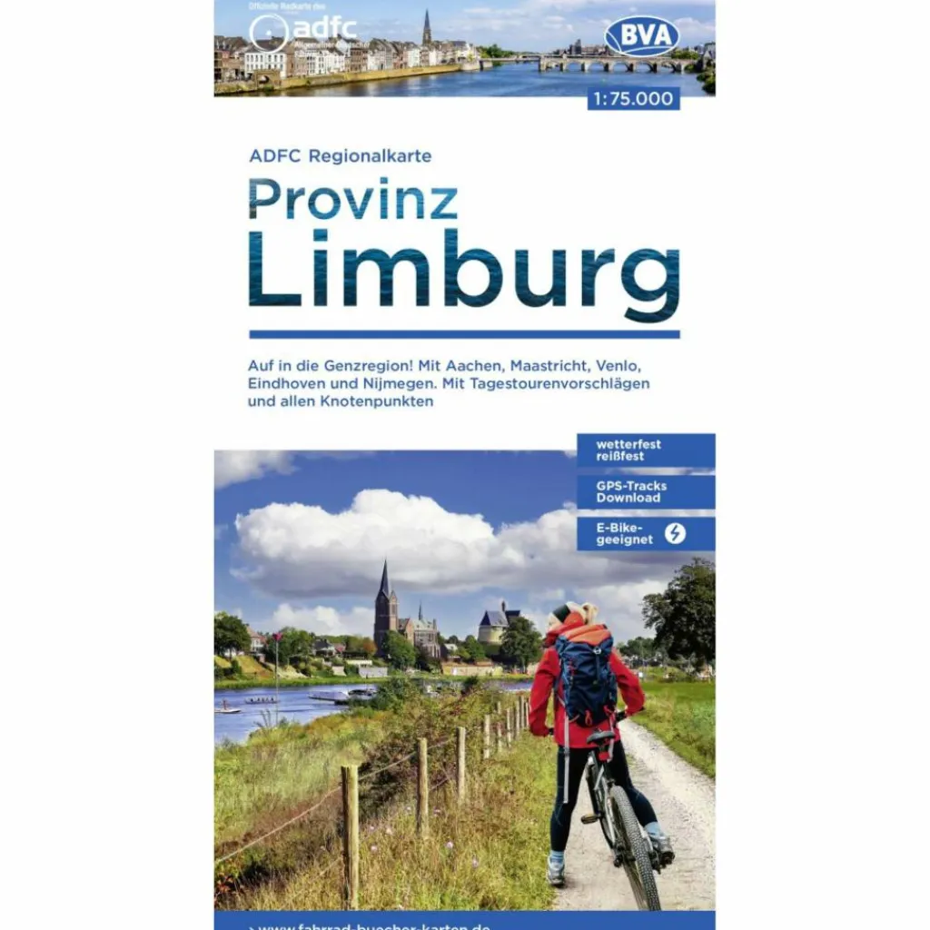 Fahrradkarten|Fahrradkarten*ADFC-REGIONALKARTE LIMBURG, 1:75.000 - Fahrradkarte