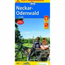 Fahrradkarten|Fahrradkarten*ADFC-REGIONALKARTE NECKAR-ODENWALD, 1:50.000 - Fahrradkarte