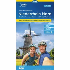 Fahrradkarten|Fahrradkarten*ADFC-REGIONALKARTE NIEDERRHEIN NORD, 1:75.000 - Fahrradkarte