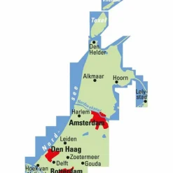 ADFC-REGIONALKARTE NORD-HOLLAND AMSTERDAM - Fahrradkarte^ Fahrradkarten|Fahrradkarten