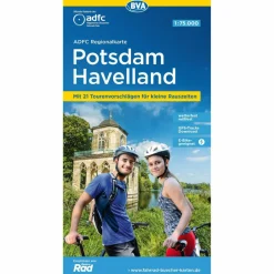 ADFC-REGIONALKARTE POTSDAM HAVELLAND, 1:75.000 - Fahrradkarte^ Fahrradkarten|Fahrradkarten