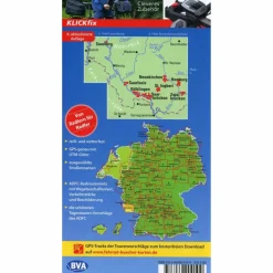 Fahrradkarten|Fahrradkarten*ADFC-REGIONALKARTE SAARLAND, 1:75.000, REIß- UND WETTERFEST - Fahrradkarte