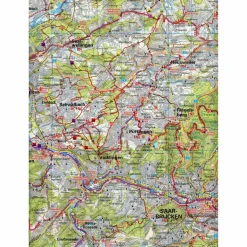 Fahrradkarten|Fahrradkarten*ADFC-REGIONALKARTE SAARLAND, 1:75.000, REIß- UND WETTERFEST - Fahrradkarte