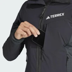 Adidas TERREX TECHROCK HOODED WIND FLEECE JACKET Damen - Fleecejacke^Damen Pullover Und Fleecepullover|Outdoorjacken