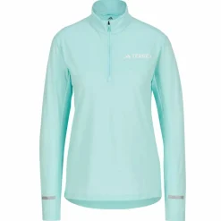 Damen Adidas Shirts Und Tops|Pullover Und Fleecepullover*TERREX XPERIOR HALF ZIP LONGSLEEVE Damen - Funktionsshirt