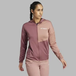 Adidas TERREX XPERIOR LIGHT FLEECE HOODED JACKET Damen - Fleecejacke^Damen Pullover Und Fleecepullover