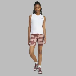 Adidas W 8INCH TIGHT ALL OVER PRINT Damen^Damen Outdoorhosen