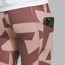 Adidas W 8INCH TIGHT ALL OVER PRINT Damen^Damen Outdoorhosen