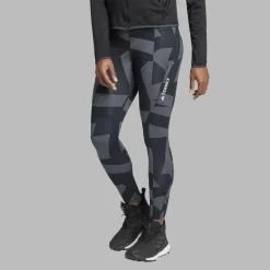 Adidas W MOUNTAIN TIGHTS ALLOVER PRINT Damen - Leggings^Damen Outdoorhosen