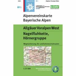 ALLGÄUER VORALPEN WEST, NAGELFLUHKETTE, HÖRNERGRUPPE - Wanderkarte^ Wanderkarten Und Winterkarten|Wanderkarten Und Winterkarten