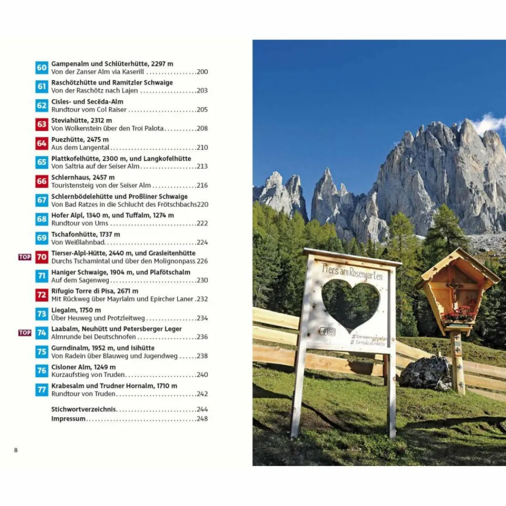 ALM- UND HÜTTENWANDERN SÜDTIROL OST - Wanderführer^ Wanderführer