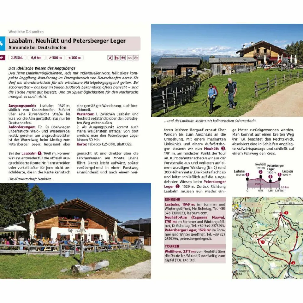 ALM- UND HÜTTENWANDERN SÜDTIROL OST - Wanderführer^ Wanderführer