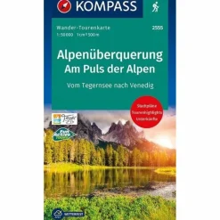 Wanderkarten Und Winterkarten|Wanderkarten Und Winterkarten*ALPENÜBERQUERUNG, AM PULS DER ALPEN 1:50 000 - Wanderkarte