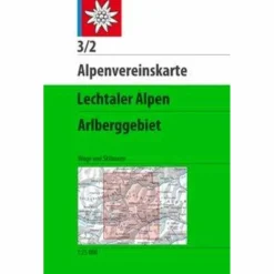 ALPENVEREINSKARTE BLATT 3/2 LECHTALER ALPEN, ARLBERGGEBIET - Wanderkarte^ Wanderkarten Und Winterkarten|Wanderkarten Und Winterkarten
