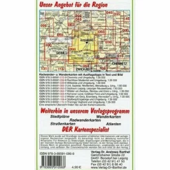 ALTENBURGER LAND UND UMGEBUNG 1 : 50 000 - Wanderkarte^ Fahrradkarten|Wanderkarten Und Winterkarten