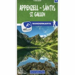 Wanderkarten Und Winterkarten|Wanderkarten Und Winterkarten*APPENZELL - SÄNTIS / ST. GALLEN 09 WANDERKARTE 1:40 000 MATT - Wanderkarte