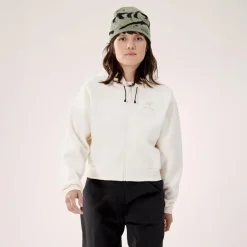 Damen Arc'teryx Pullover Und Fleecepullover*Arc'teryx EMBLEM FLEECE FULL ZIP CROP HOODY W Damen - Kapuzenjacke