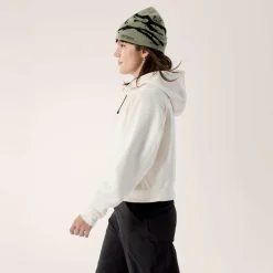 Damen Arc'teryx Pullover Und Fleecepullover*Arc'teryx EMBLEM FLEECE FULL ZIP CROP HOODY W Damen - Kapuzenjacke