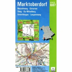 ATK25-Q07 MARKTOBERDORF - Wanderkarte^ Fahrradkarten|Wanderkarten Und Winterkarten