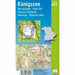 Wanderkarten Und Winterkarten|Wanderkarten Und Winterkarten*ATK25-R17 KÖNIGSSEE (AMTLICHE TOPOGRAPHISCHE KARTE 1:25000) - Wanderkarte