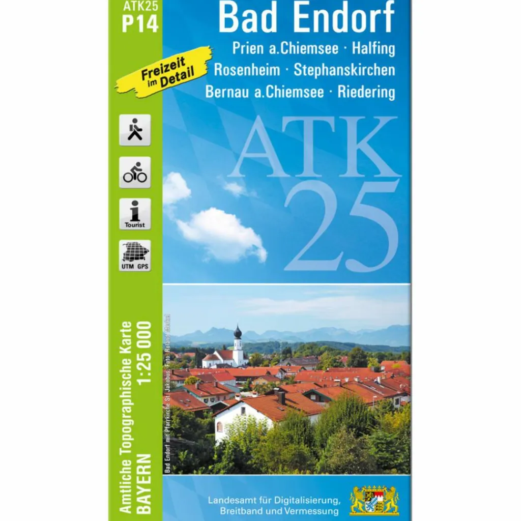 Fahrradkarten|Wanderkarten Und Winterkarten*BAD ENDORF 1 : 25 000 - Wanderkarte