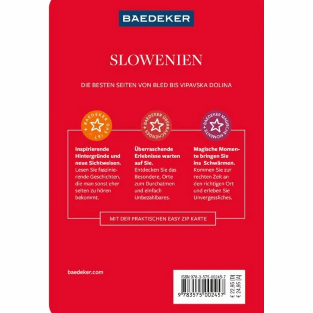 BAEDEKER REISEFÜHRER SLOWENIEN^ Reiseführer Mitteleuropa