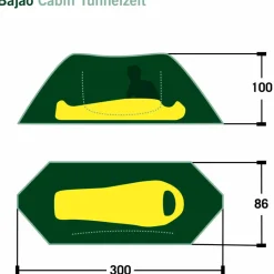 Bajao CABIN - Tunnelzelt^ Sup Boards|Wassersportzubehör