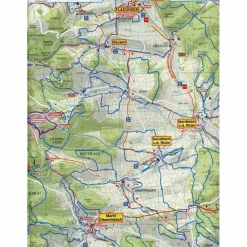 Fahrradkarten|Wanderkarten Und Winterkarten*BAYERISCHE RHÖN, OBERELSBACH, MELLRICHSTADT - Wanderkarte