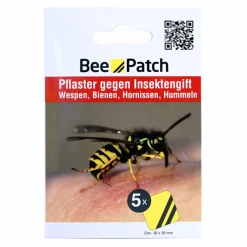 Bee-Patch PLASTER FOR STINGS OF BEES AND WASPS - Pflaster^ Insektenschutzmittel|Erste-Hilfe-Ausrüstung