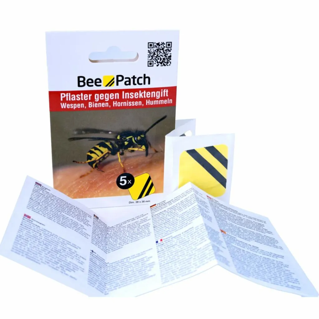Bee-Patch PLASTER FOR STINGS OF BEES AND WASPS - Pflaster^ Insektenschutzmittel|Erste-Hilfe-Ausrüstung